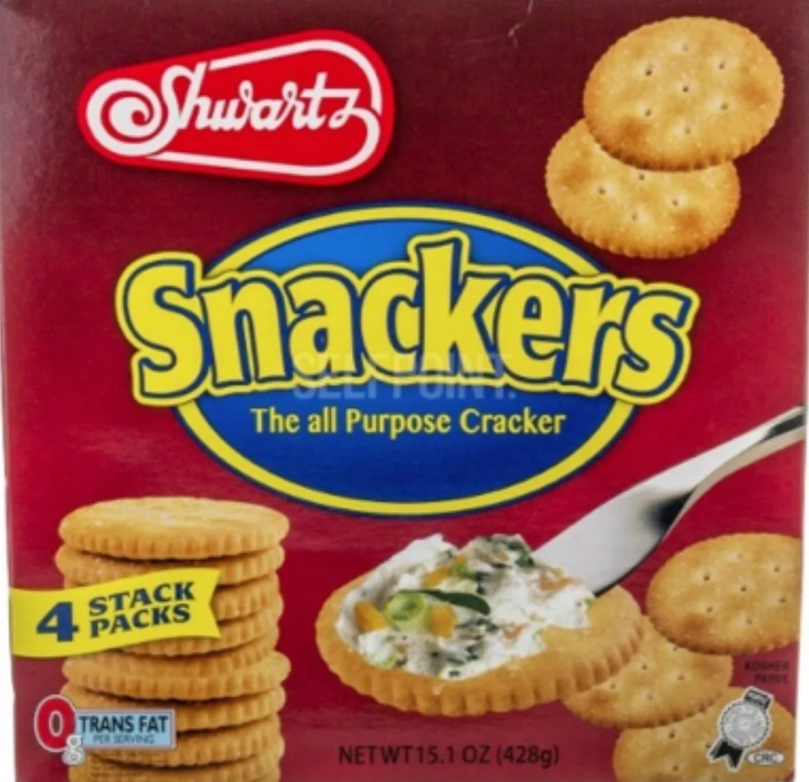 Snackers Crackers Box