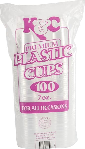 Plastic Cups Clear 7oz
